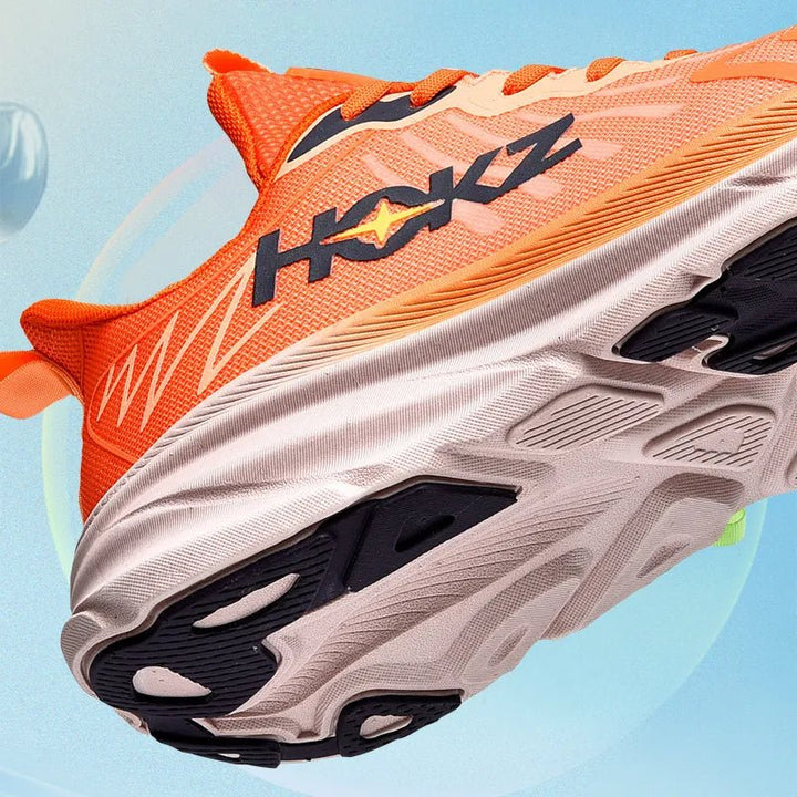 Breathable mesh upper of lightweight unisex sneakers, ensuring ultimate comfort and ventilation.