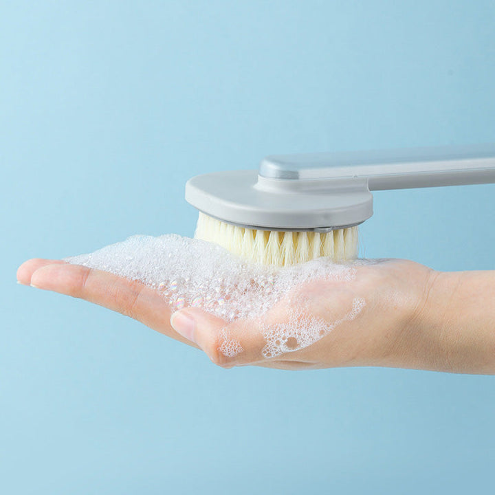 Luxury bath back scrubber with long handle, enhancing your daily skin care routine