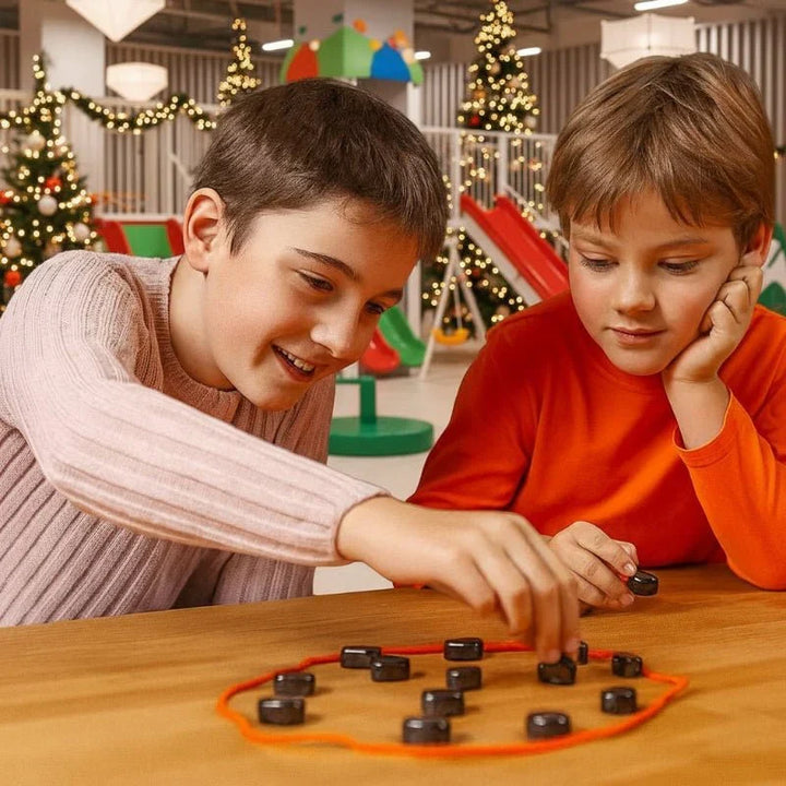 Magnetic chess game board for family fun & strategic play. A durable, portable board game for travel, kids & adults.