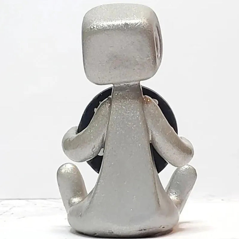 Cute robot figurine, a unisex mental health gift for a desk companion