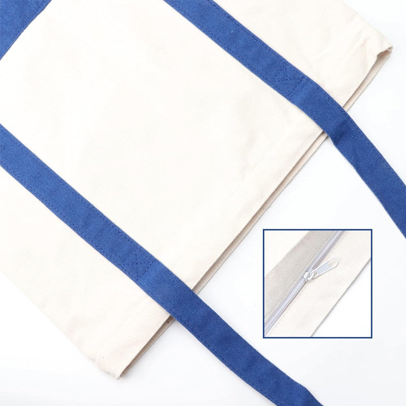 Front view of the minimalist design of the unisex mini canvas bag, ideal for any outfit