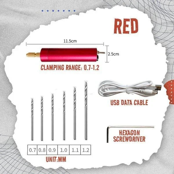 The Unisex Mini Electric Rotary Tool, an essential electric tool for carving and cutting in hobby and craft projects.