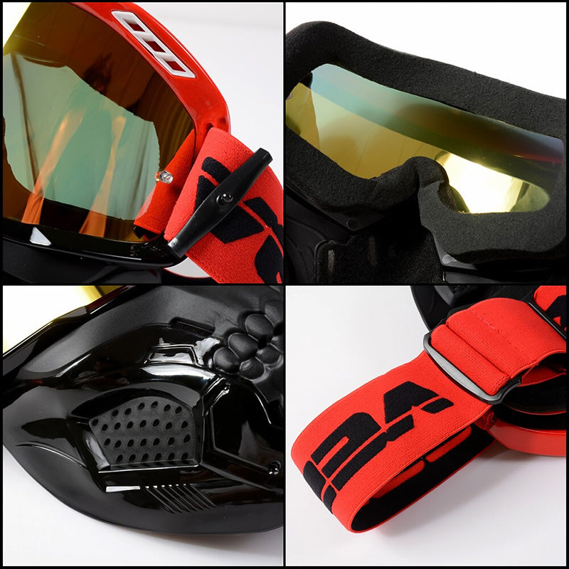 Rider's view: Impact-resistant unisex motorcycle goggles, protective eyewear for thrilling adventure rides.