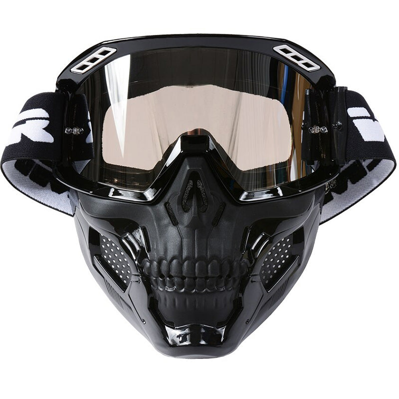 Impact-resistant unisex motorcycle goggles with soft foam padding for ultimate comfort during long rides.