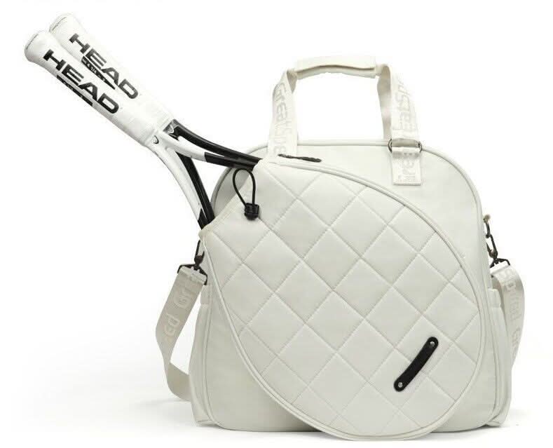 Durable unisex sports bag designed for tennis & padel rackets, shoes & athletic essentials.