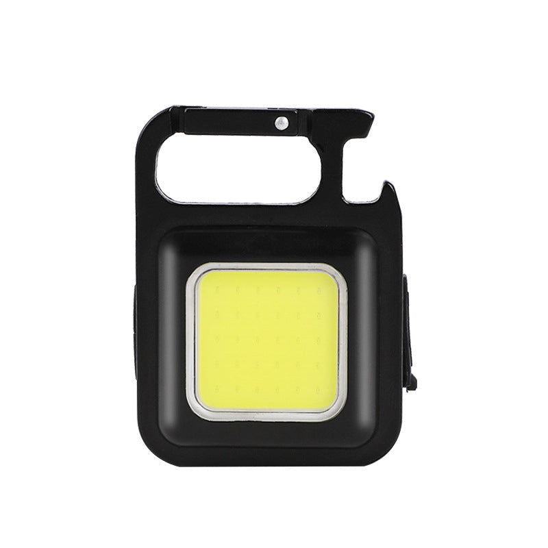 Compact survival tool: waterproof keychain emergency light with various functions
