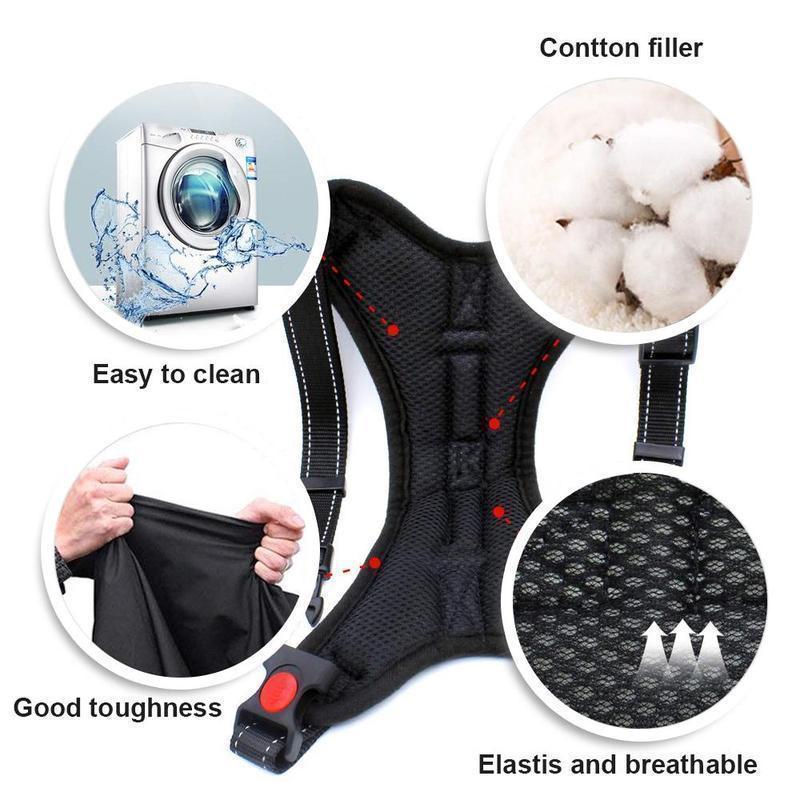 Reflective no-pull dog harness, adjustable pet vest, ideal for dog safety during walks