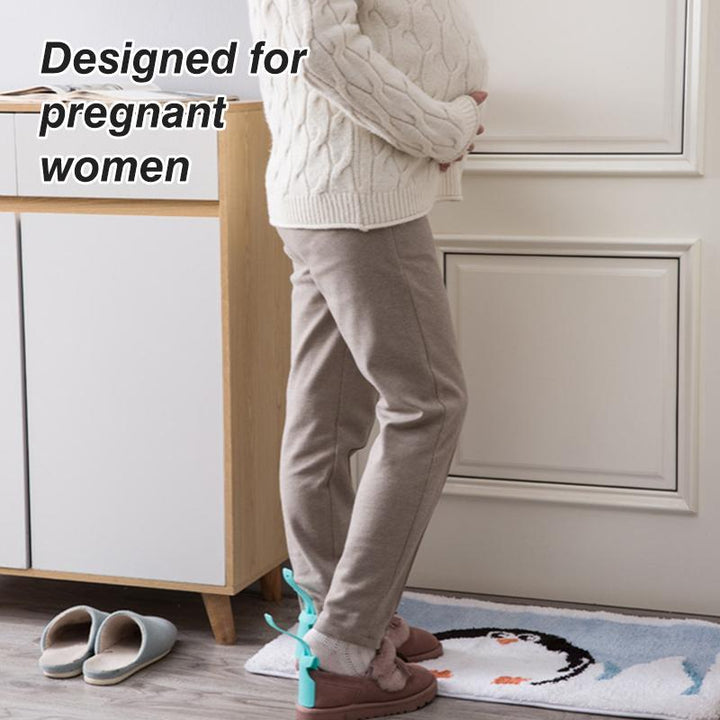 Compact shoe accessory for simplifying shoe-wearing, a practical tool for independent living