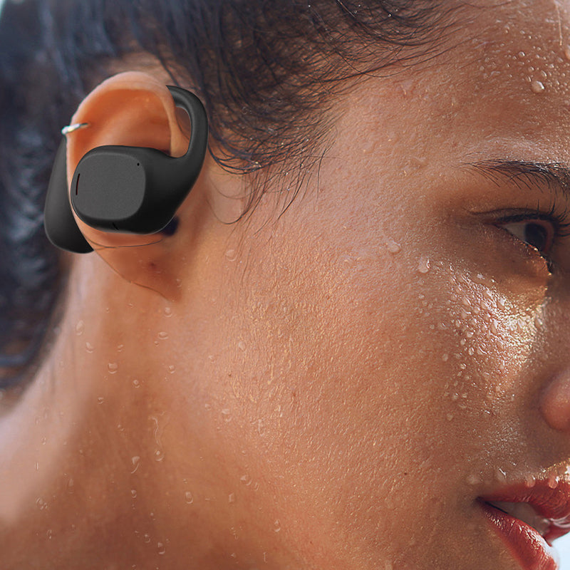 Wireless open ear sports earphones, IPX5 waterproof Bluetooth headphones for active lifestyles