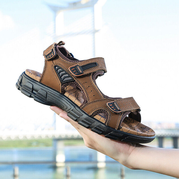 Comfortable unisex orthopedic sandals showing arch support & cushioned footbed. Ideal for walking & daily wear.
