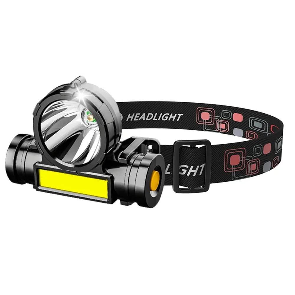 Versatile sports headlamp, perfect for night hiking & trail running. Bright LED wearable light.