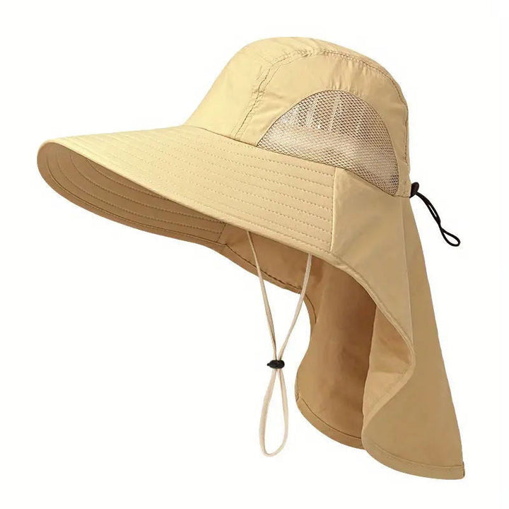 Outdoor adventure hat: unisex, sun protection, neck flap, perfect for hiking trails
