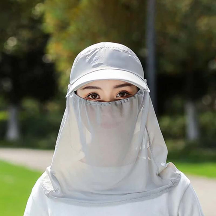 Hiking hat for men & women, featuring a long neck flap & UPF 50+ sun protection for trails