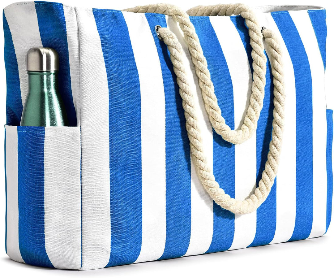 Summer-ready oversized tote, combining style with ultimate protection.