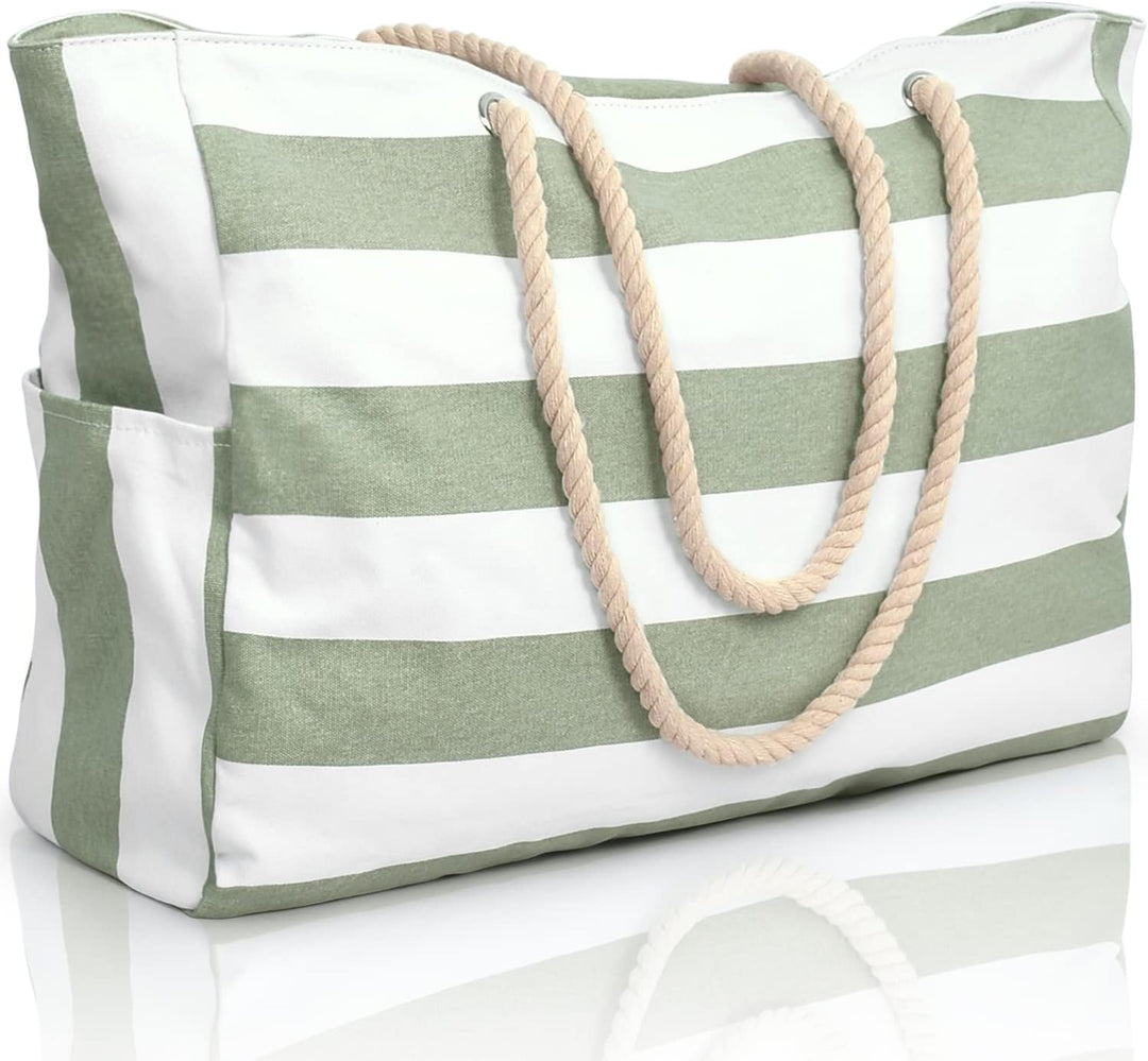 Stylish waterproof beach tote, perfect for a day at the pool or seaside getaway.
