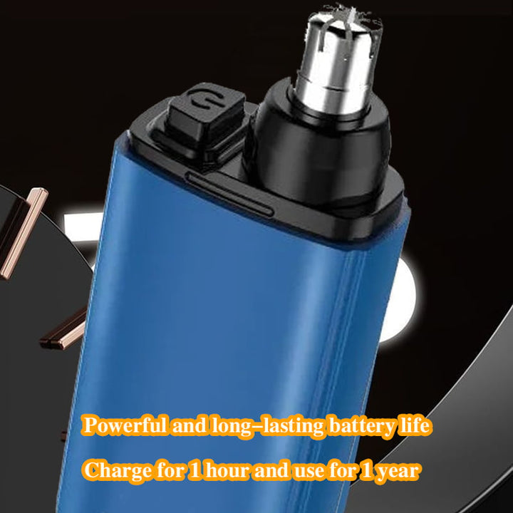Waterproof and portable unisex nose & ear hair remover, ideal for travel and daily use