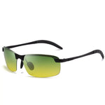 Black frame - with green and yellow