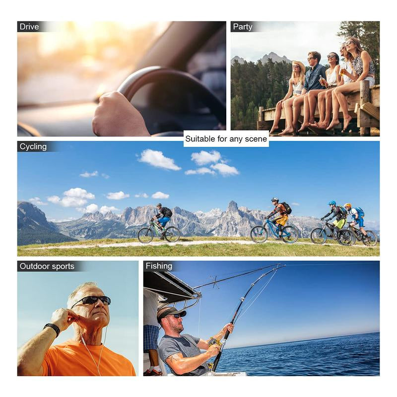 Durable unisex polarized photochromic sunglasses for ultimate anti-glare and UV defense.