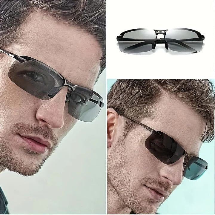 Polarized photochromic sunglasses offering superior UV protection, glare reduction, and eye safety for all adventures.