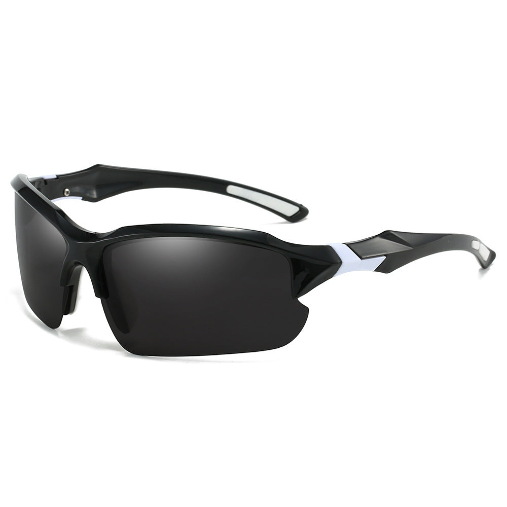 Polarized sport sunglasses: unisex design, superior glare reduction, 100% UV protection for outdoor clarity.