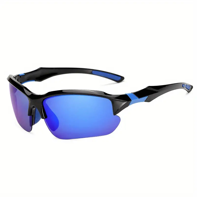 Polarized sports sunglasses offering essential UV protection for active individuals in outdoor activities.
