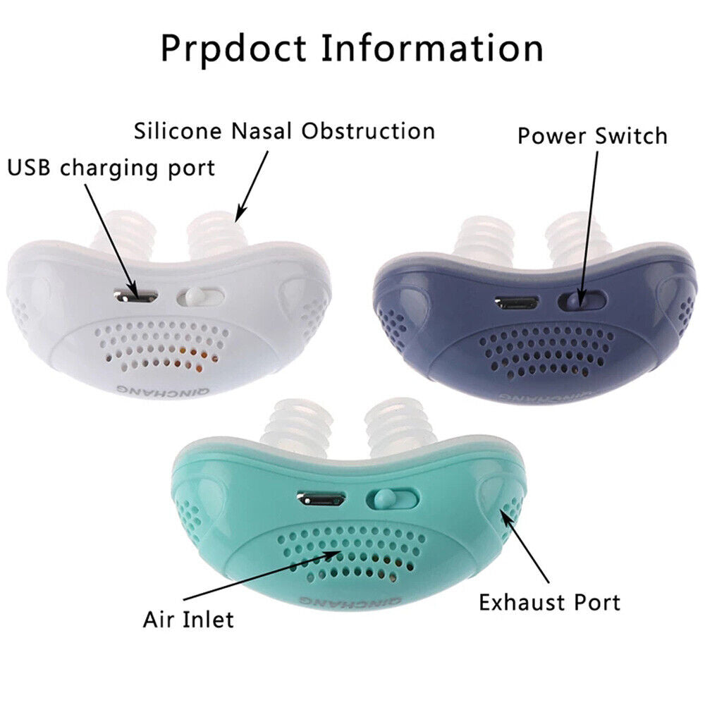 Compact micro CPAP machine, a unisex anti-snoring device & sleep apnea solution for better sleep and breathing.