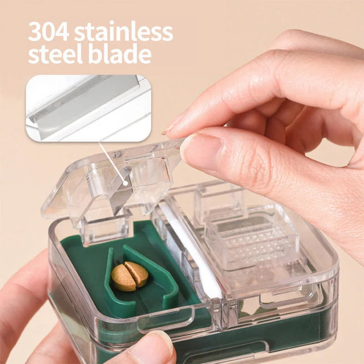 Pill organizer for adults, featuring easy-open compartments and secure closure