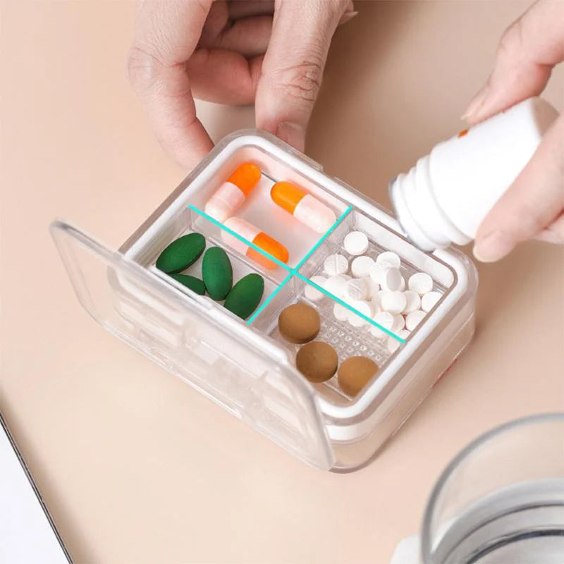 BPA-free medicine organizer, safe for storing all types of medication