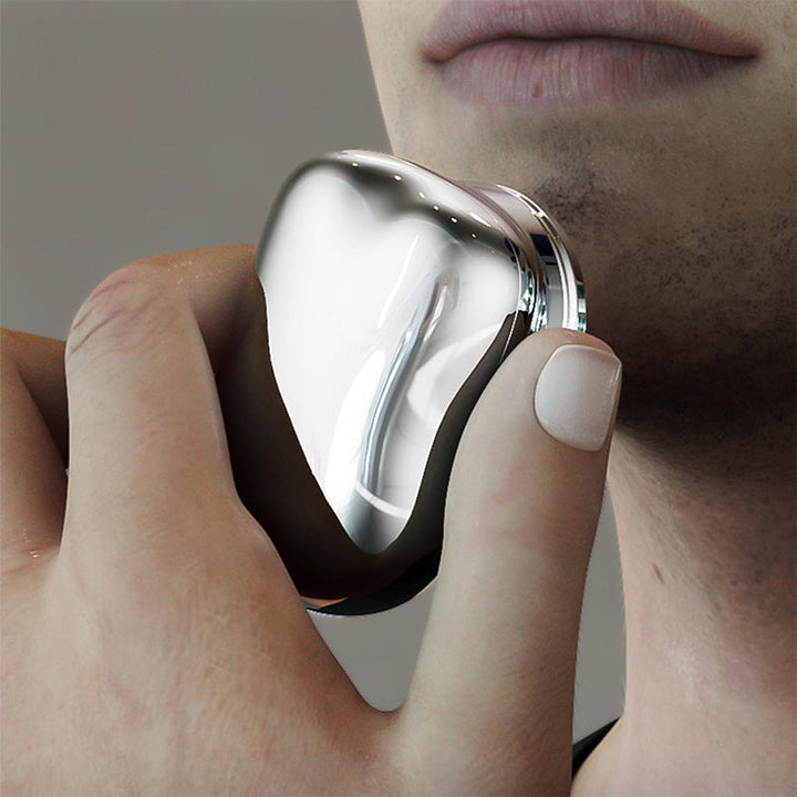 Sleek mini electric razor, USB-C rechargeable, for effortless personal care