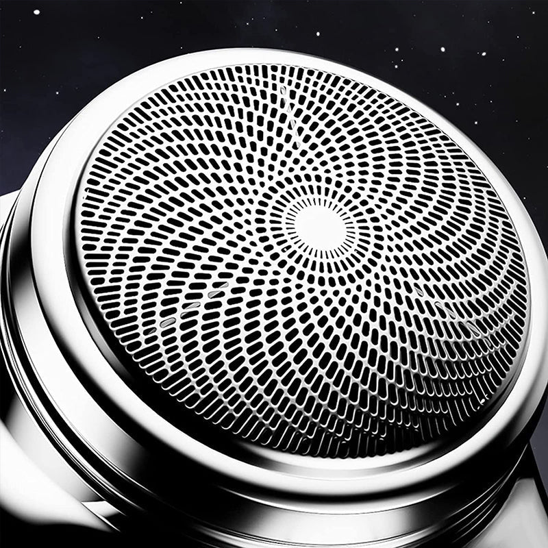 Electric razor, pocket-sized, rechargeable for on-the-go fast shave grooming