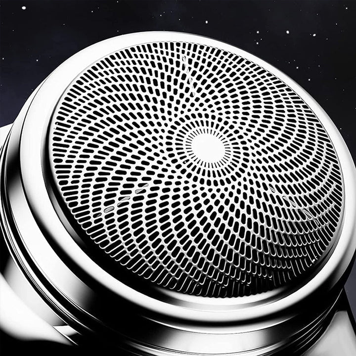 Electric razor, pocket-sized, rechargeable for on-the-go fast shave grooming