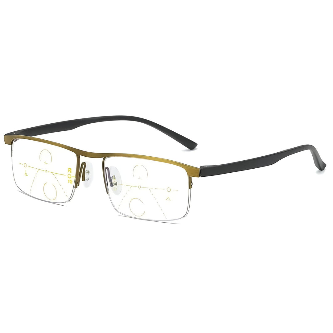 TavvitaImp010 progressive multifocal reading & distance glasses with photochromic lenses.