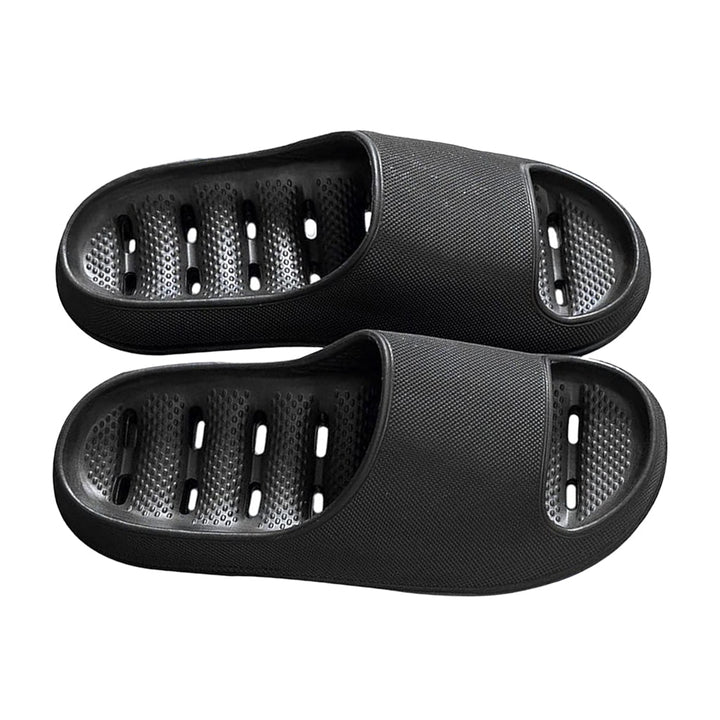 Versatile unisex non-slip shower slippers. Quick-dry comfort sandals for home, bathroom, and poolside footwear.