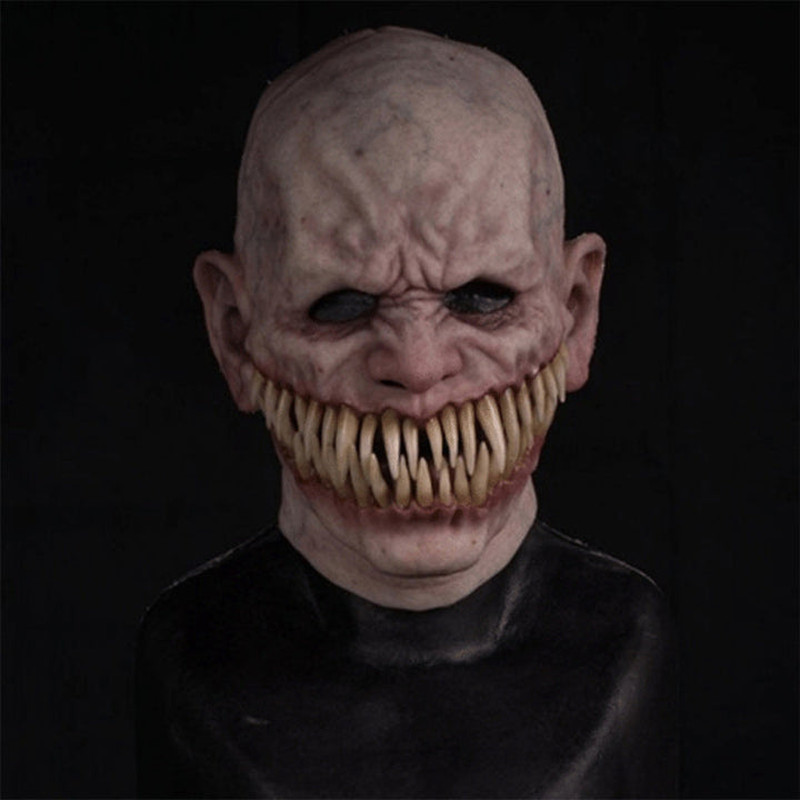 Detailed unisex Halloween latex mask, perfect for cosplay and fancy dress events