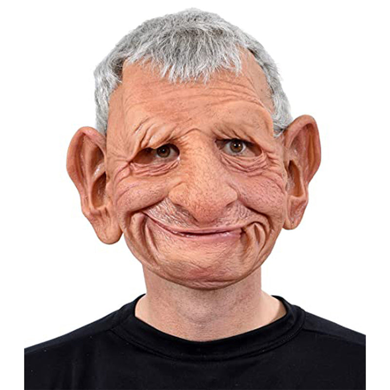 Detailed unisex realistic latex mask, an ideal prop for horror events
