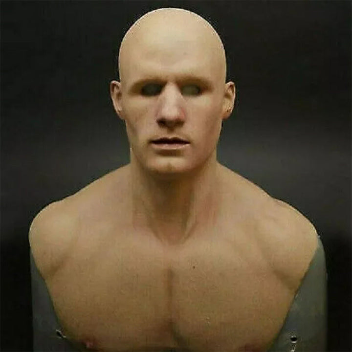 Realistic Halloween latex mask for costume parties, adult spooky accessory