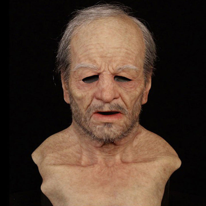 Adult unisex Halloween latex mask, ideal for fright night costume parties