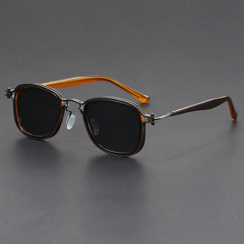 Comfortable unisex rectangular sunglasses with UV400 lenses, an essential and durable sun protection eyewear item.
