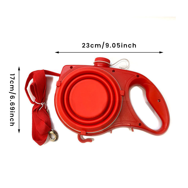 Unisex pet leash extended, demonstrating its reach for active dogs