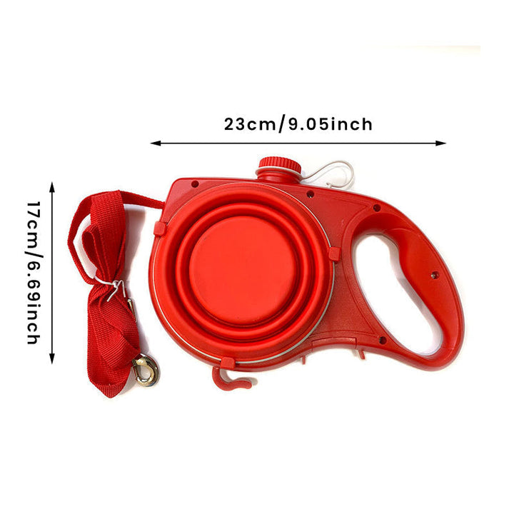 Unisex pet leash extended, demonstrating its reach for active dogs