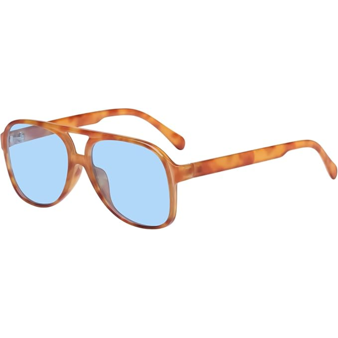 Classic vintage aviator sunglasses, a timeless fashion accessory with UV400 sun protection.