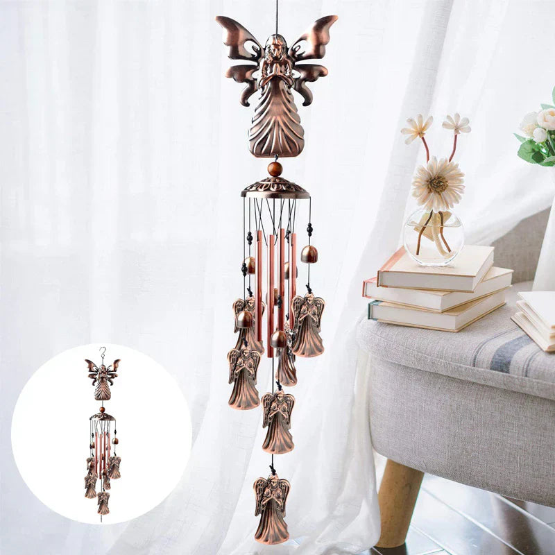 Retro bronze animal wind chime, adding character to outdoor spaces, a delightful garden accessory and decor