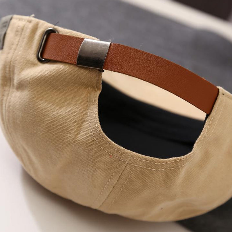 Retro fashion unisex beret hat in breathable cotton, great for walks and casual outings.