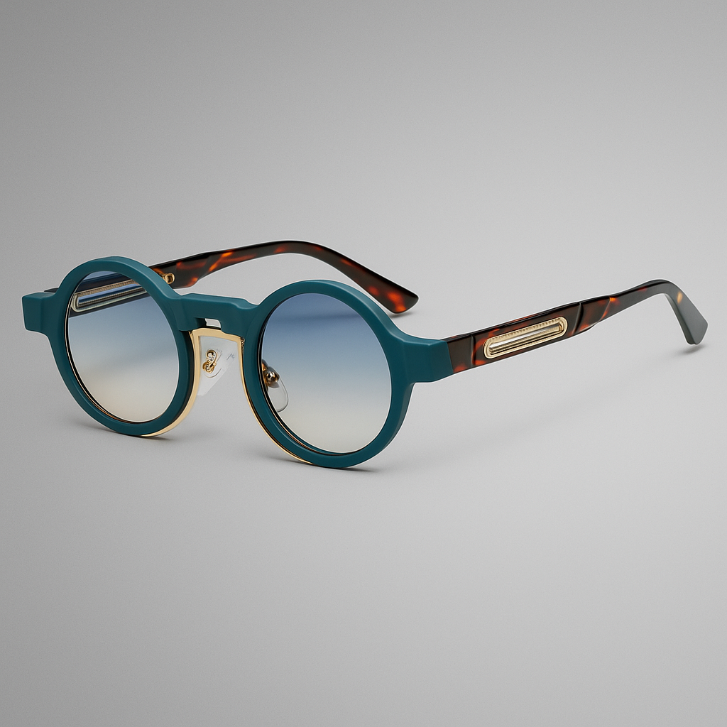 Unisex Retro Style Round Fashion Sunglasses with UV protection for summer streetwear