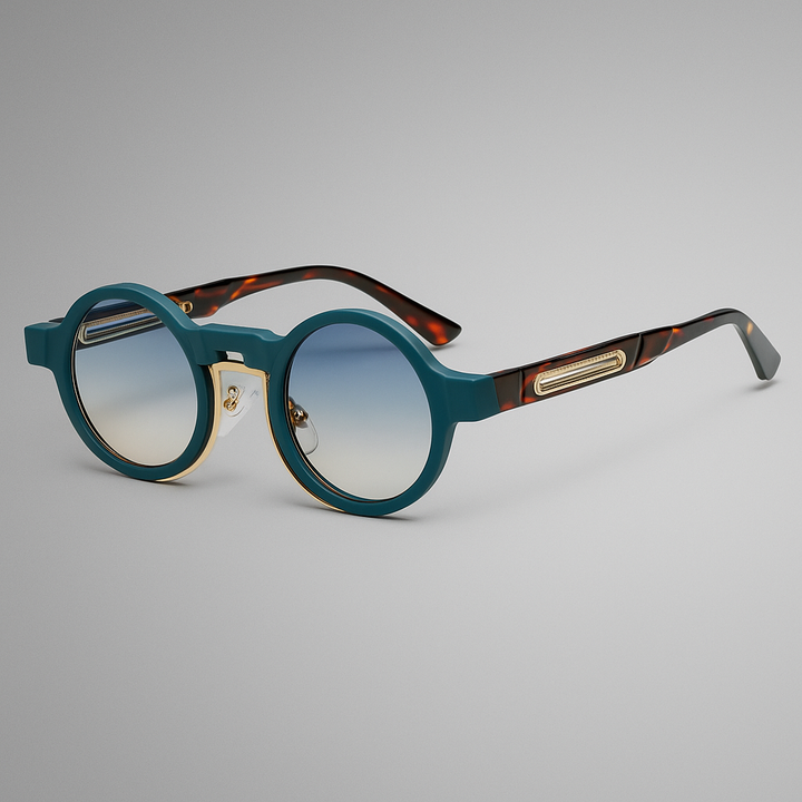 Unisex Retro Style Round Fashion Sunglasses with UV protection for summer streetwear