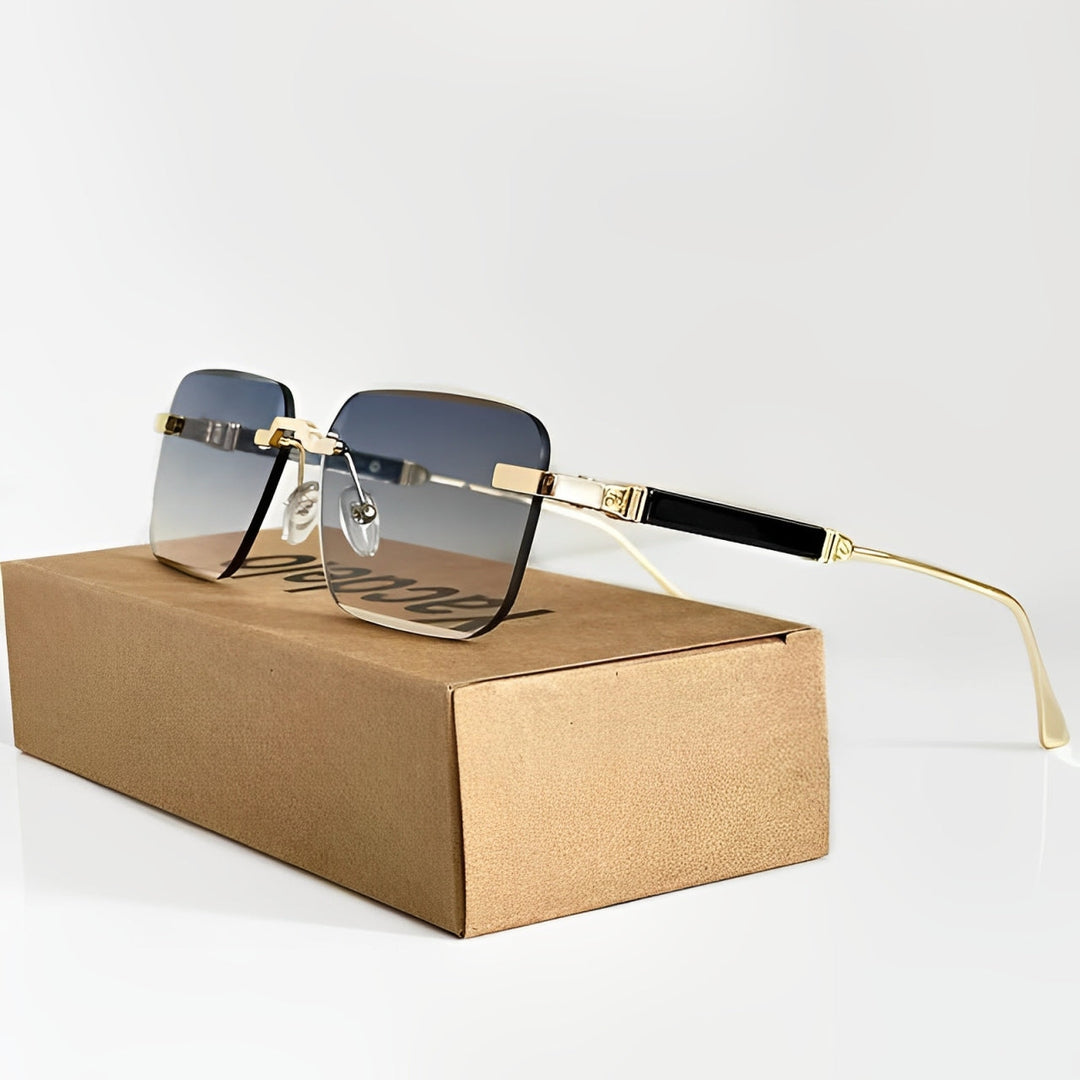 Stylish retro unisex sunglasses featuring gradient lenses, perfect summer eyewear and a lightweight fashion accessory.