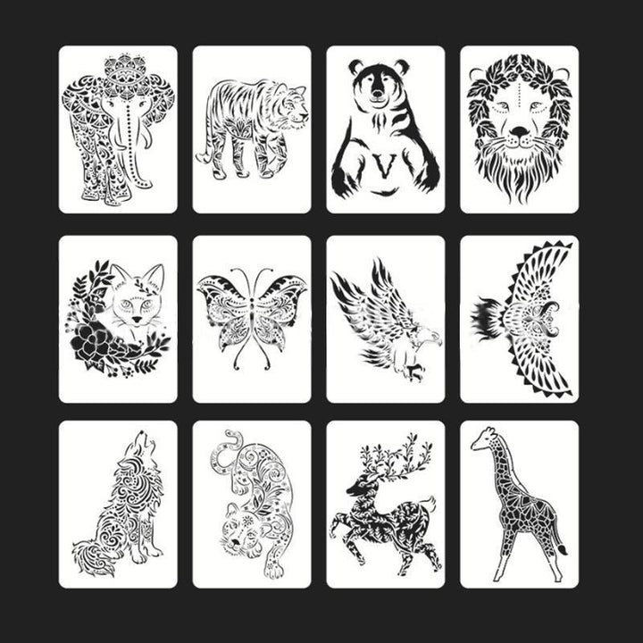 Festival themed drawing stencils, adding a festive touch to any art project supplies