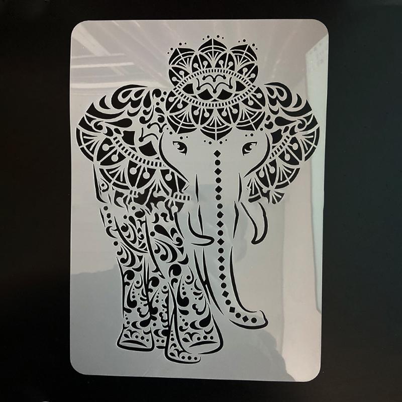 Drawing art stencils for creative and imaginative projects, easy to clean and reuse