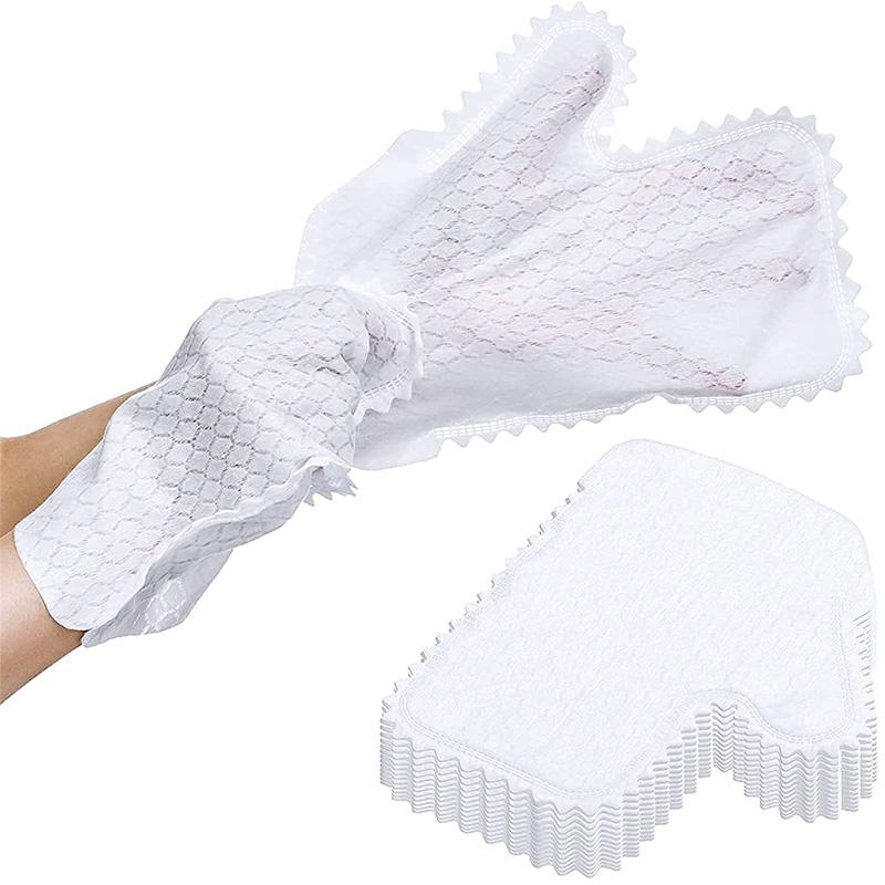 Eco-conscious reusable fish scale cleaning gloves, effective and durable for home use