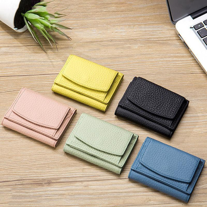 Secure RFID blocking mini wallet for men and women, sleek and durable PU leather
